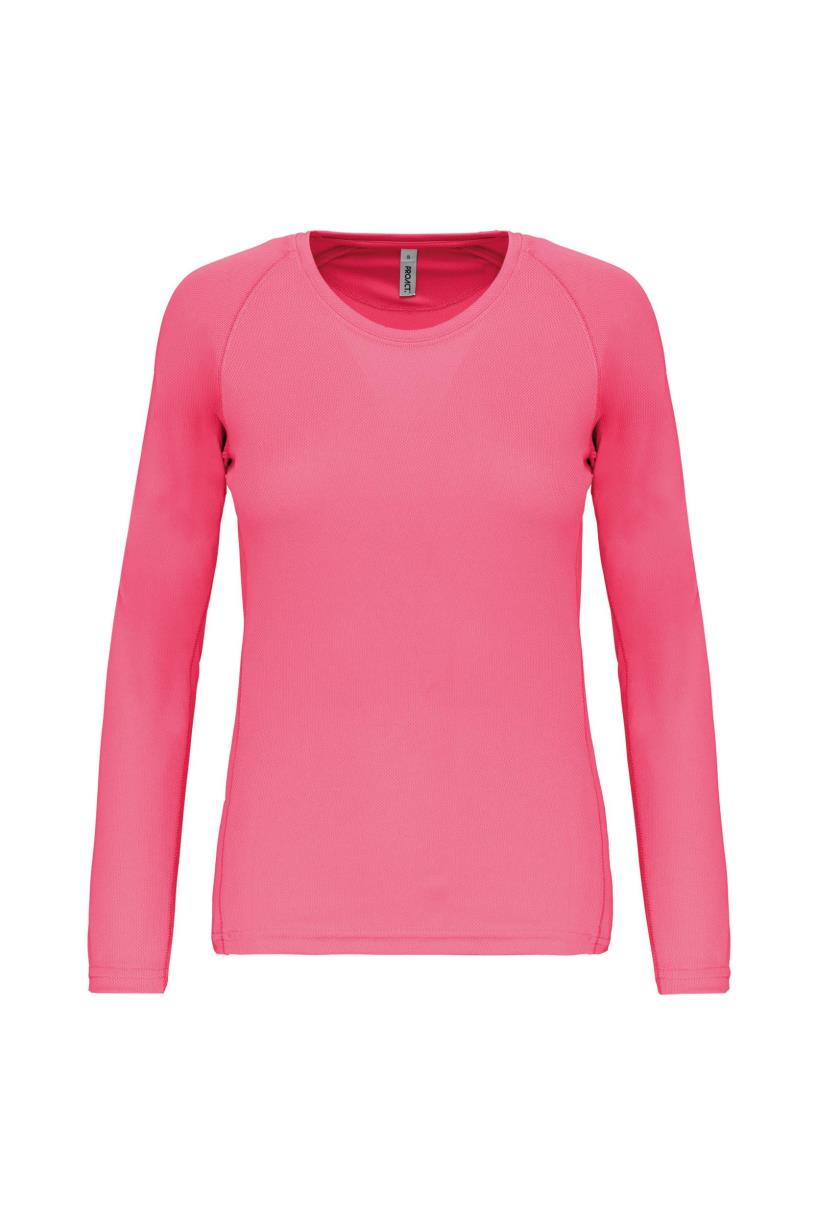 Proact Damessportshirt Lange Mouwen bedrukken - Afbeelding 4