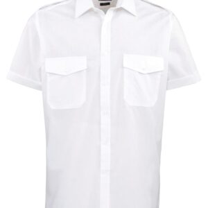 Premier Pilot Short Sleeved Shirt bedrukken