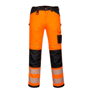 Portwest PW3 Hi-Vis Lichtgewicht Stretch Broek bedrukken