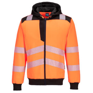 Portwest PW3 Hi-Vis Hoodie met rits bedrukken