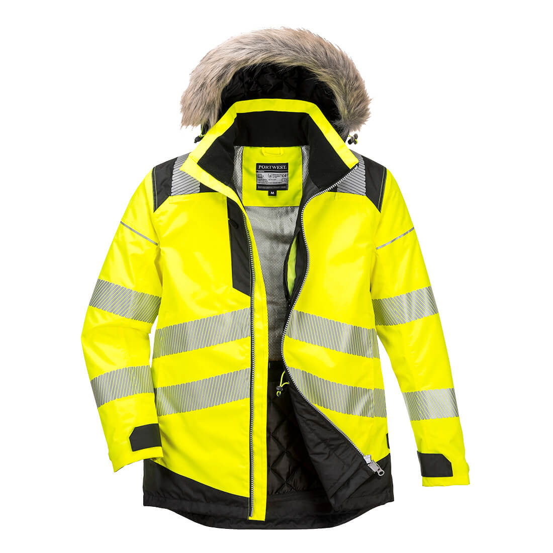 Portwest PW3 Hi-Vis Winter Parka bedrukken - Afbeelding 2