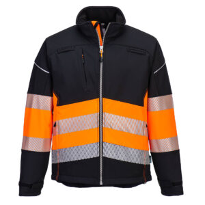 Portwest PW3 Hi-Vis Softshell jack (3L) Klasse 1 bedrukken