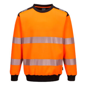 Portwest PW3 Hi-Vis Sweatshirt met ronde hals bedrukken