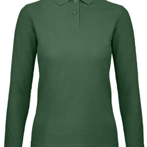 B&C Women´s Long Sleeve Polo ID.001 bedrukken
