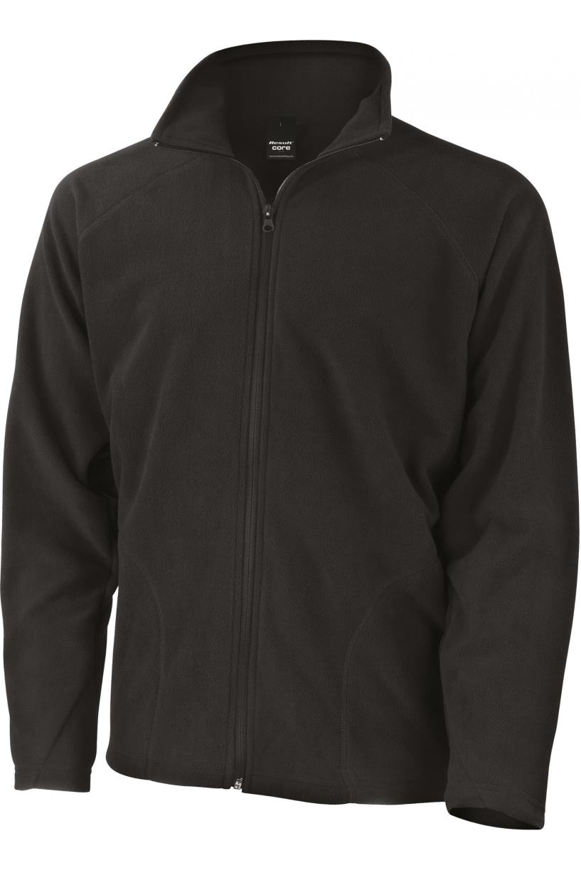 Result Core Micro Fleece Jacket bedrukken