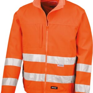 Result High-viz Soft Shell Jacket bedrukken