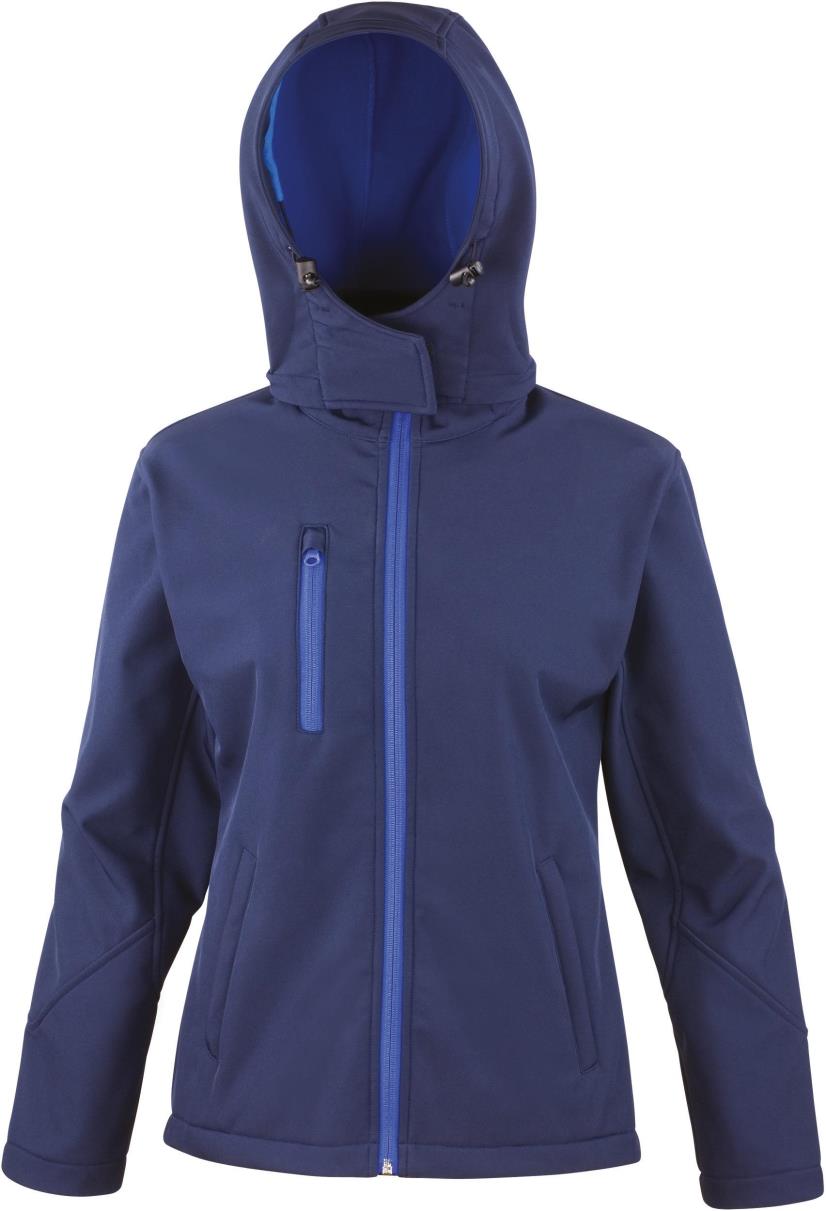 Result Core Ladies Tx Performance Hooded Soft Shell Jacket bedrukken - Afbeelding 2