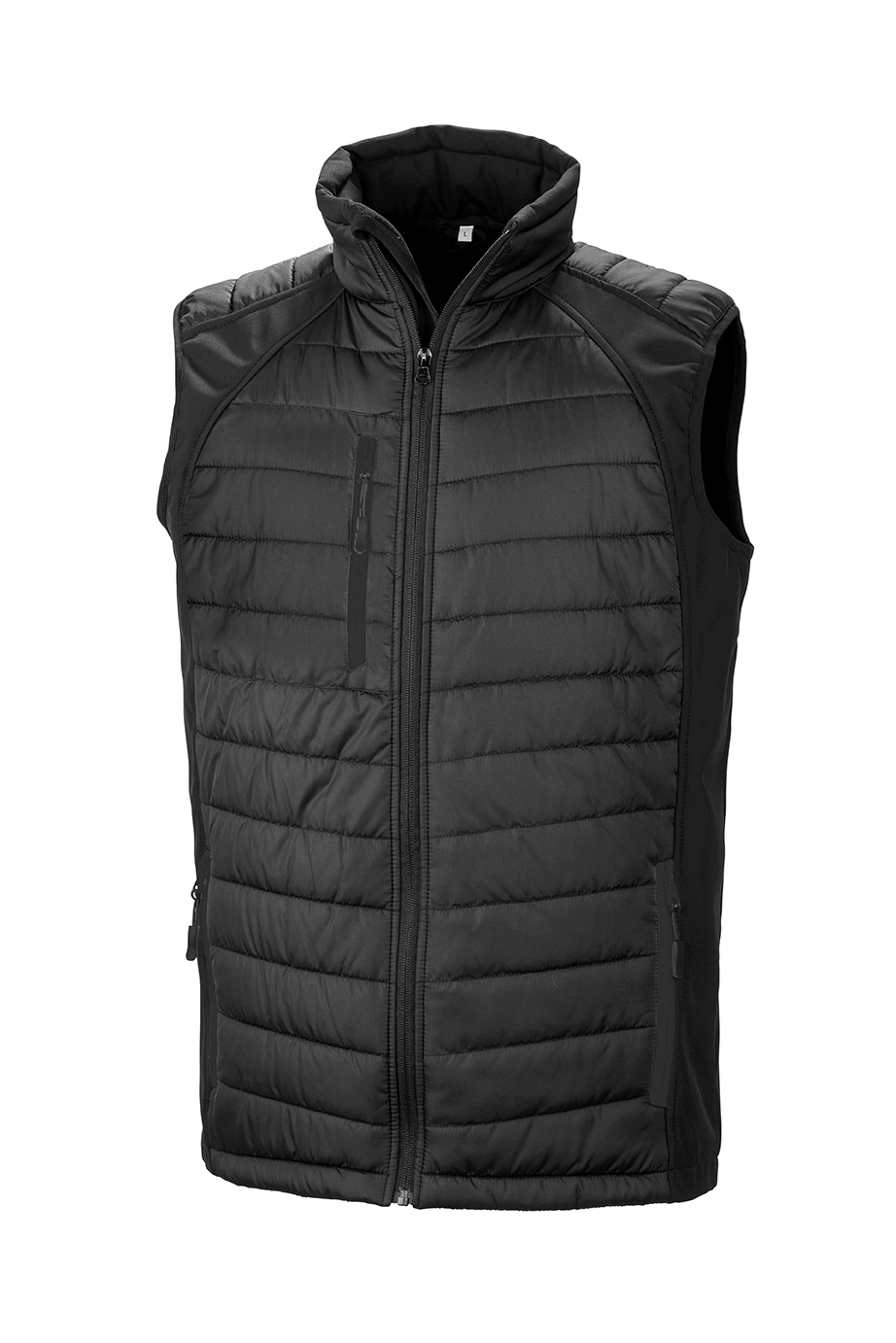 Result Black Compass softshell gilet bedrukken