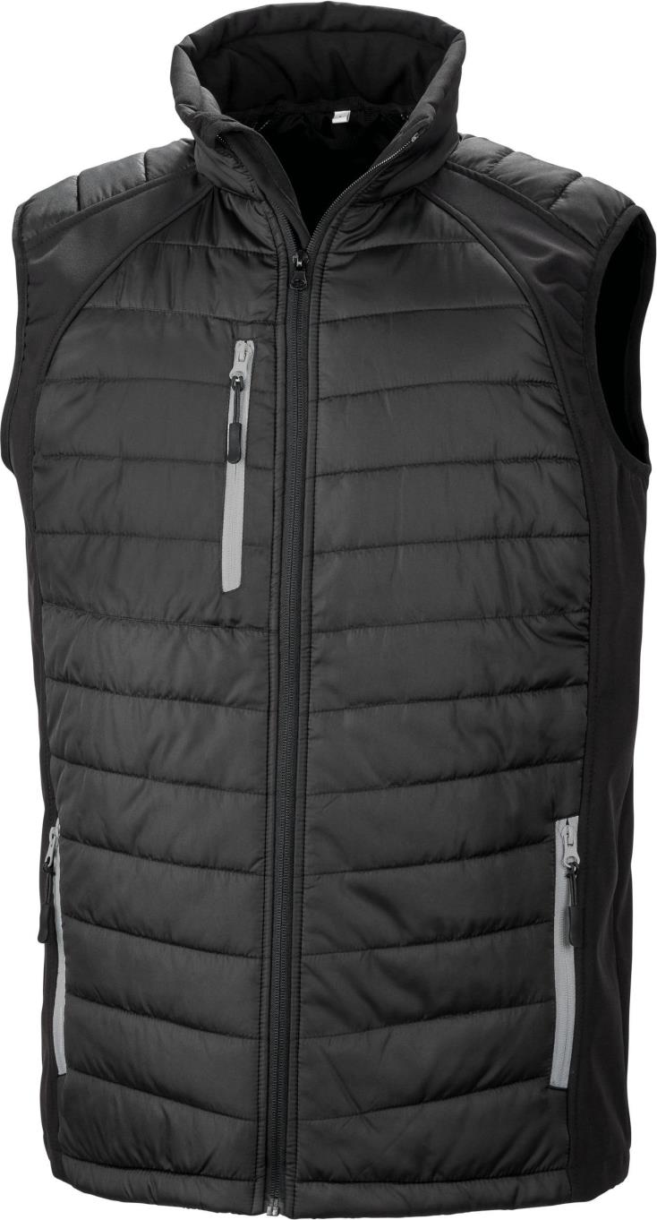 Result Black Compass softshell gilet bedrukken - Afbeelding 2