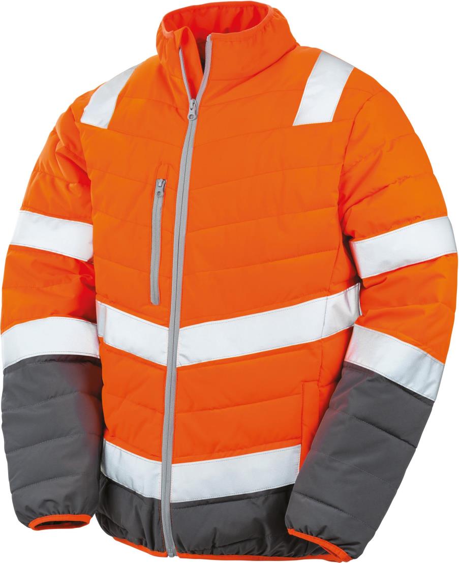 Result Soft padded Safety Jacket bedrukken
