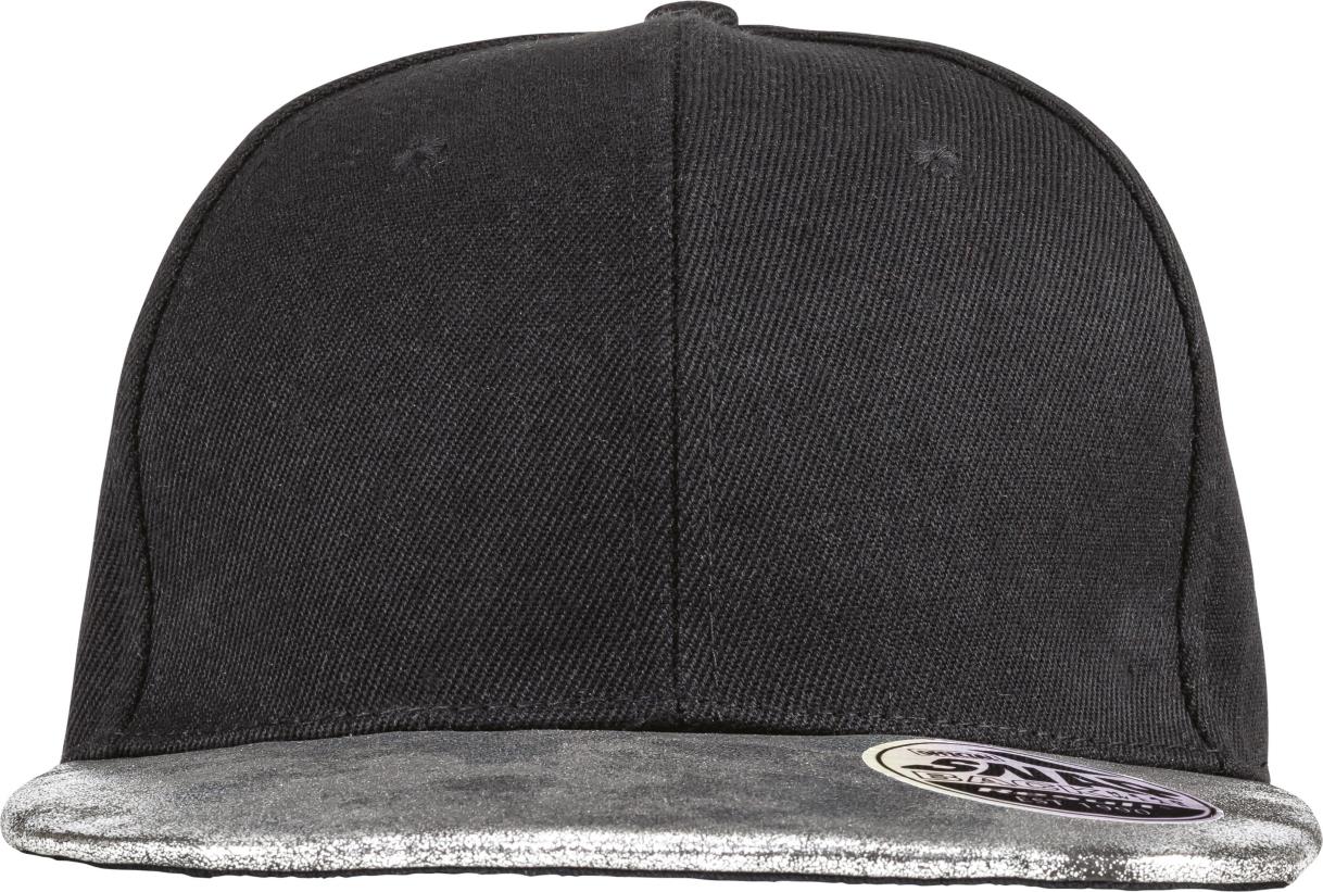 Result Bronx Glitter Flat Peak Snapback Cap bedrukken - Afbeelding 4