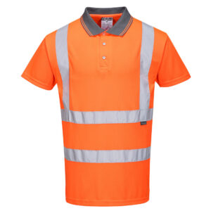 Portwest Hi-Vis Korte Mouw Polo RIS bedrukken