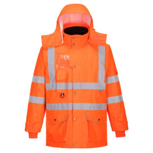 Portwest Hi-Vis Ademend 7-in-1 Verkeersjack bedrukken