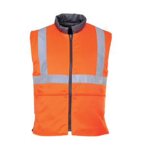 Portwest Hi-Vis Omkeerbare Bodywarmer bedrukken