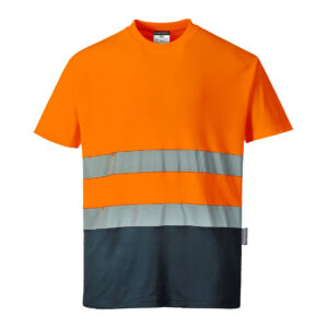 Portwest Tweekleuren Katoenen Comfort T-shirt bedrukken