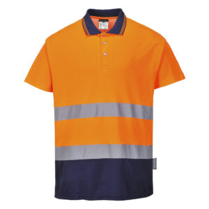 Portwest Tweekleuren Katoenen Comfort Polo bedrukken