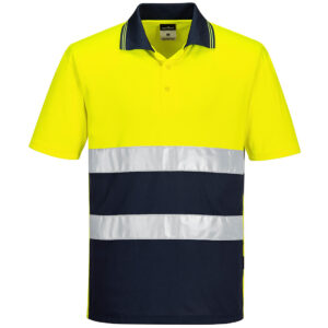 Portwest HiVis lichtgewicht contrast Poloshirt Korte Mouw bedrukken