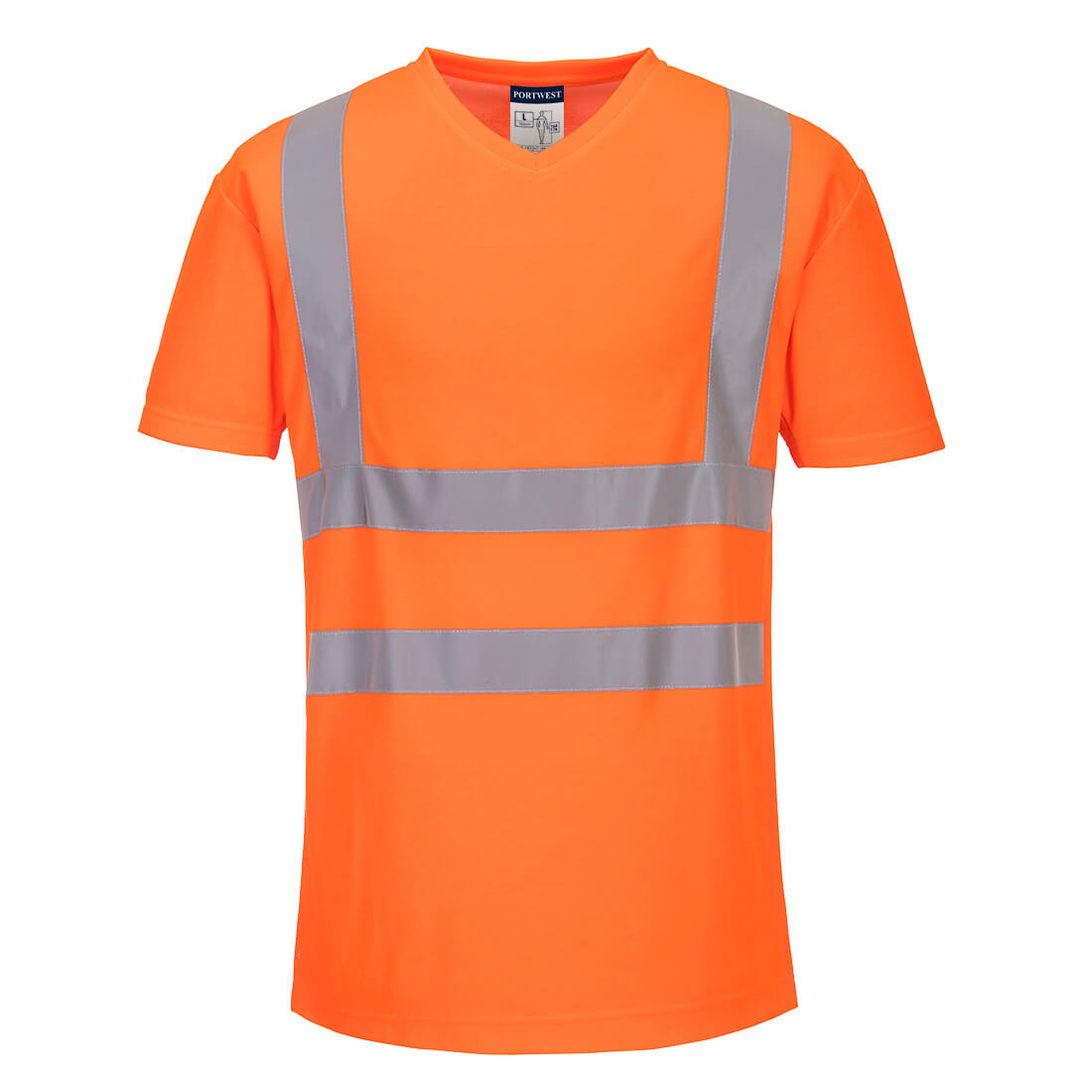 Portwest T-shirt met mesh en V-hals bedrukken