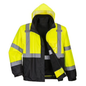 Portwest Hi-Vis Premium 3-in-1 Premium Contrast Bomberjack bedrukken