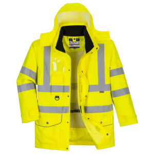 Portwest Ademend Hi-Vis 7-in-1 Verkeersjack bedrukken