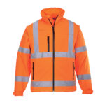 Portwest Hi-Vis Softshell Jack (3L) bedrukken