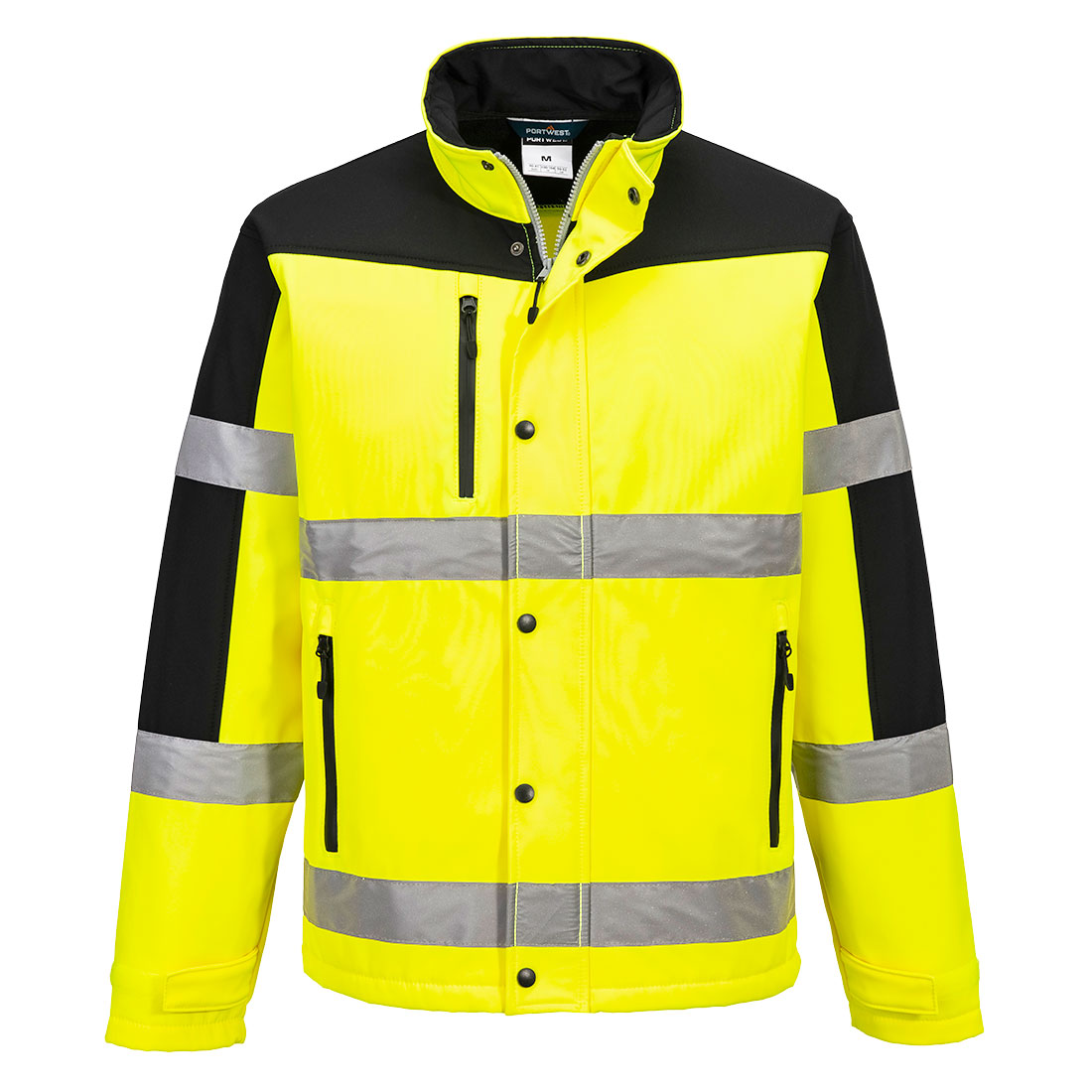 Portwest Twee Kleuren Softshell Jack (3L) bedrukken
