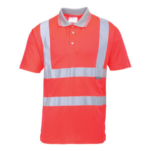 Portwest Hi-Vis Korte Mouw Polo bedrukken