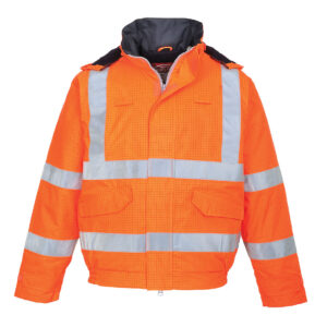 Portwest Bizflame Rain Hi-Vis Antistatic FR Bomberjack bedrukken