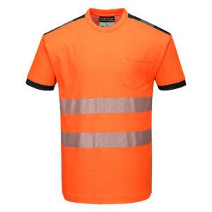 Portwest PW3 Hi-Vis Vision T-Shirt Korte Mouw bedrukken
