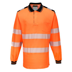 Portwest PW3 Hi-Vis Poloshirt Langemouw bedrukken