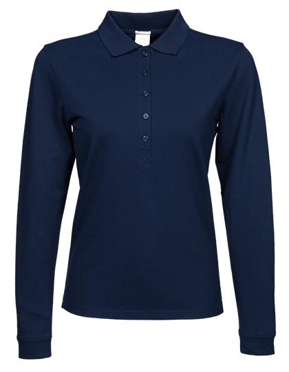 Tee Jays Women´s Luxury Stretch Long Sleeve Polo bedrukken - Afbeelding 2