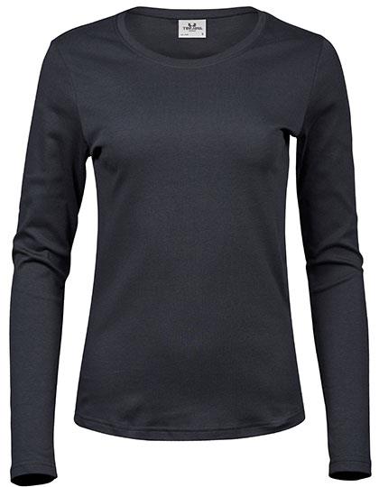 Tee Jays Women´s Long Sleeve Interlock Tee bedrukken - Afbeelding 2