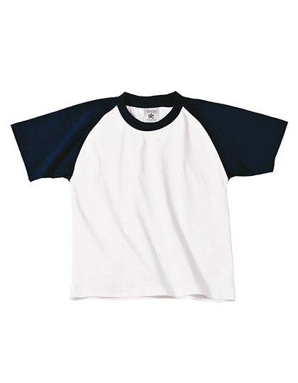 B&C Kids´ T-Shirt Base-Ball bedrukken