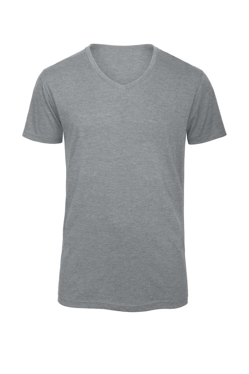 B&C Men´s V-Neck Triblend T-Shirt bedrukken - Afbeelding 2
