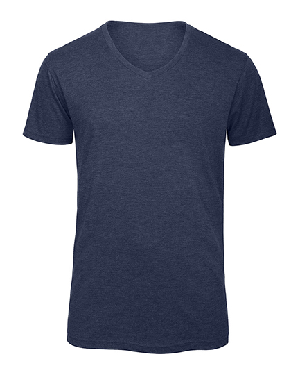 B&C Men´s V-Neck Triblend T-Shirt bedrukken - Afbeelding 3