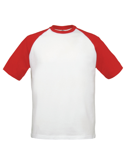 B&C T-Shirt Base-Ball bedrukken - Afbeelding 2