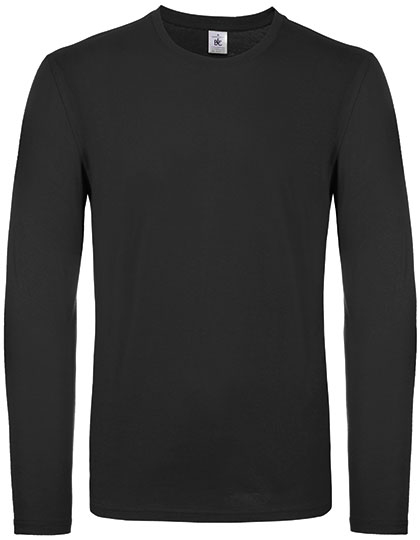 B&C Men´s T-Shirt #E150 Long Sleeve bedrukken - Afbeelding 3
