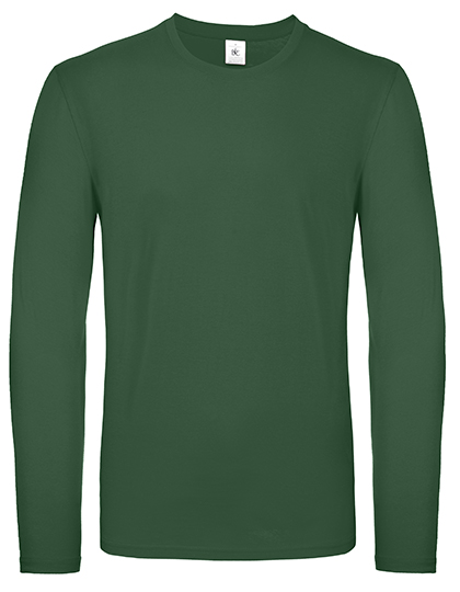 B&C Men´s T-Shirt #E150 Long Sleeve bedrukken - Afbeelding 2