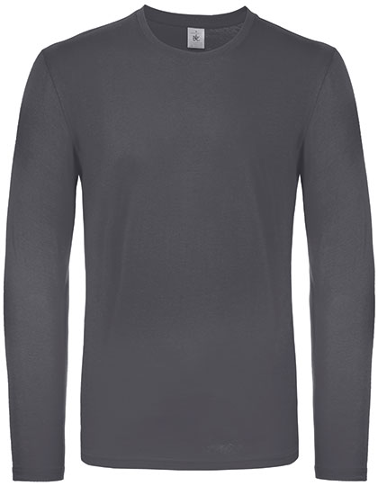 B&C Men´s T-Shirt #E150 Long Sleeve bedrukken - Afbeelding 4