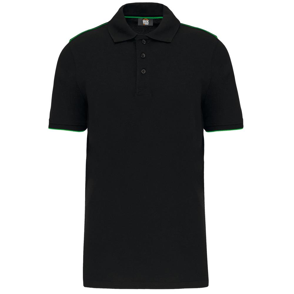 WK Designed To Work Contrasterende polo DayToDay korte mouwen bedrukken