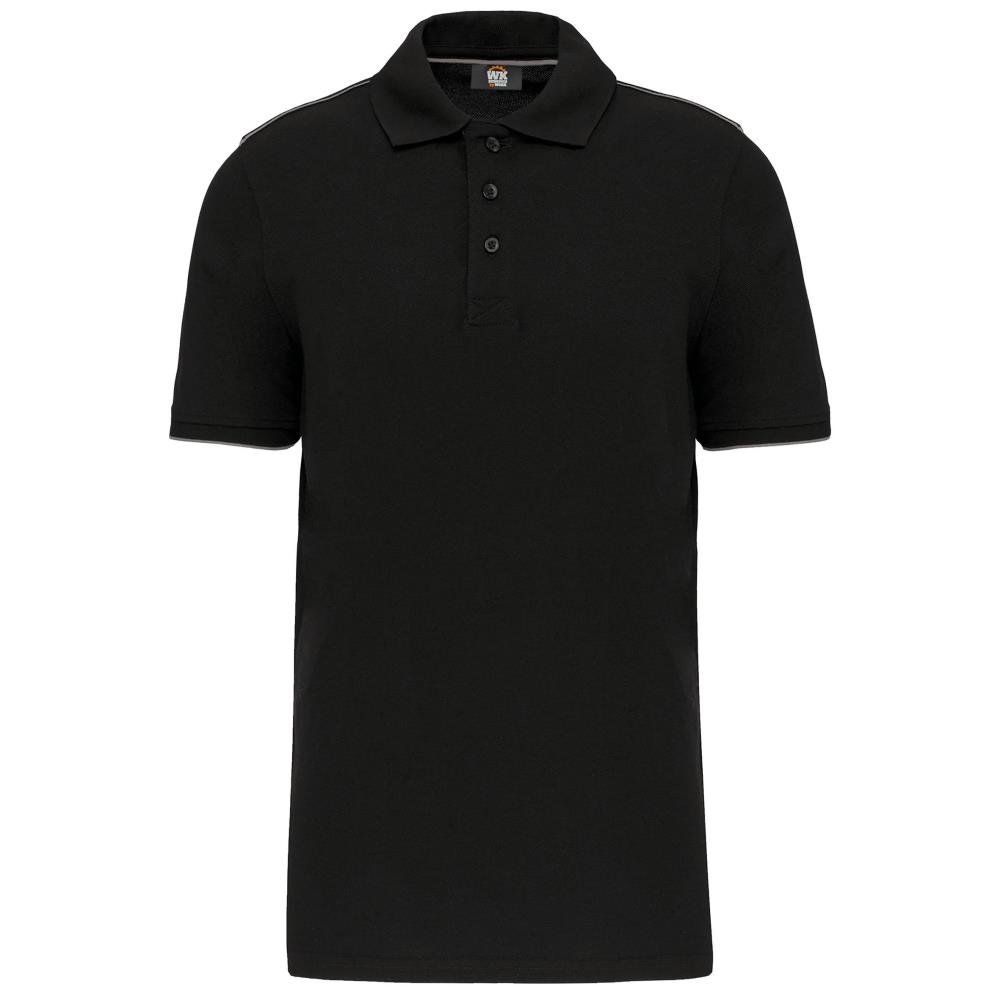 WK Designed To Work Contrasterende polo DayToDay korte mouwen bedrukken - Afbeelding 4