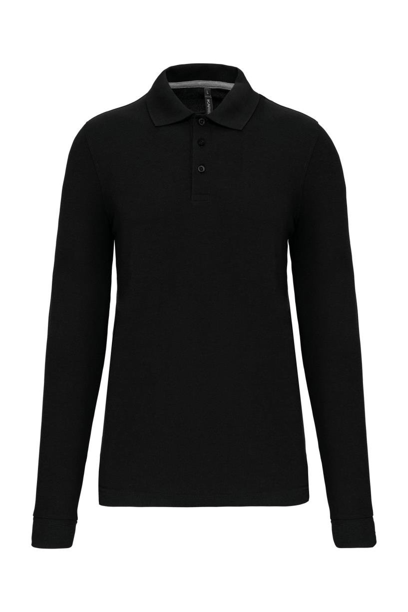 WK Designed To Work Polo lange mouwen bedrukken