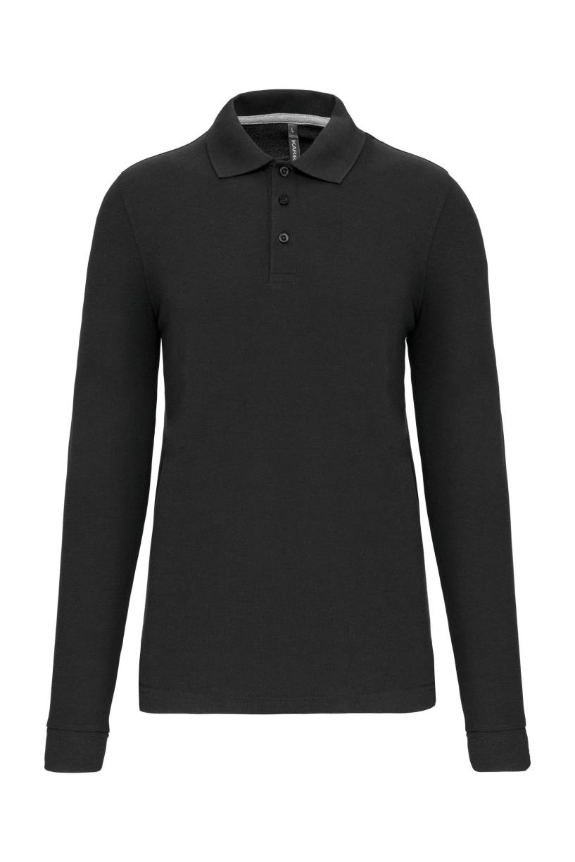 WK Designed To Work Polo lange mouwen bedrukken - Afbeelding 2