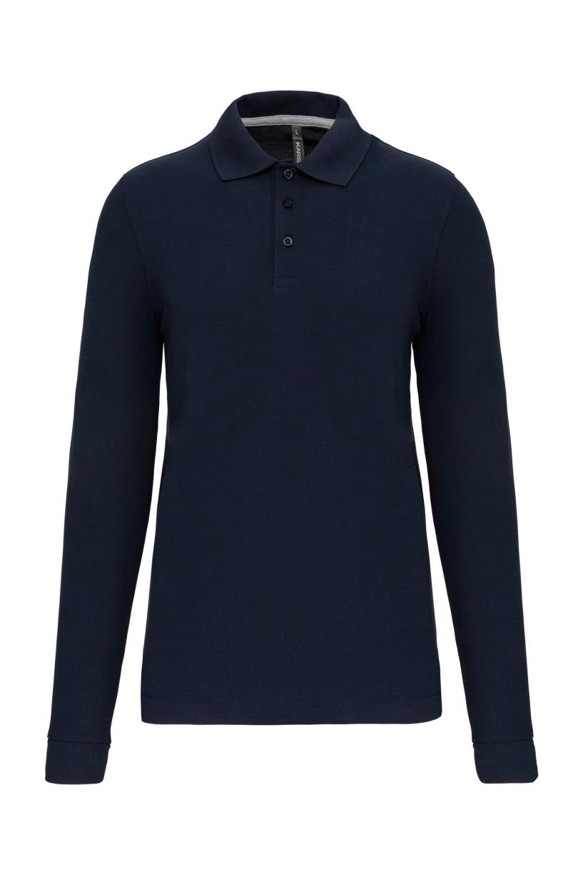 WK Designed To Work Polo lange mouwen bedrukken - Afbeelding 3