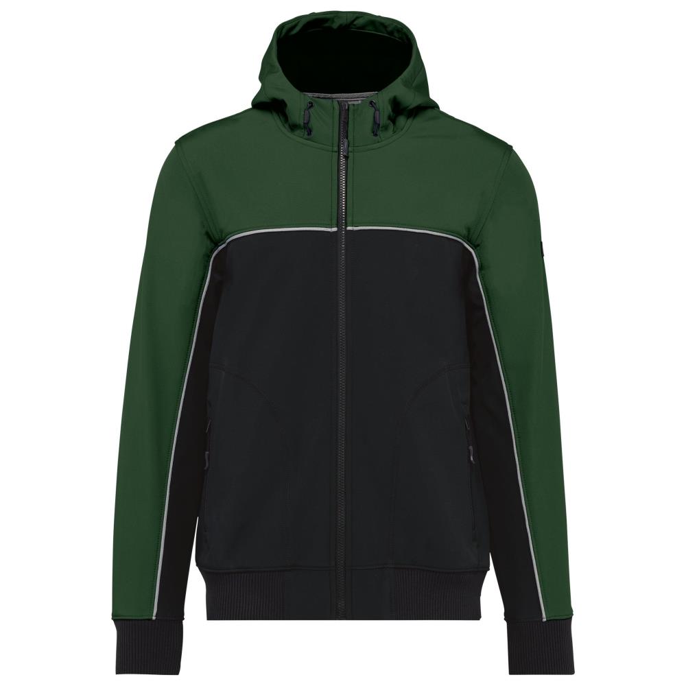 WK Designed To Work 3-laags unisex softshelljas in twee kleuren bedrukken - Afbeelding 3