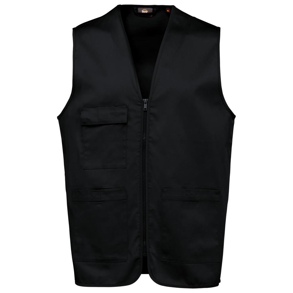 WK Designed To Work Unisex gilet in polykatoen met veel zakken bedrukken - Afbeelding 2