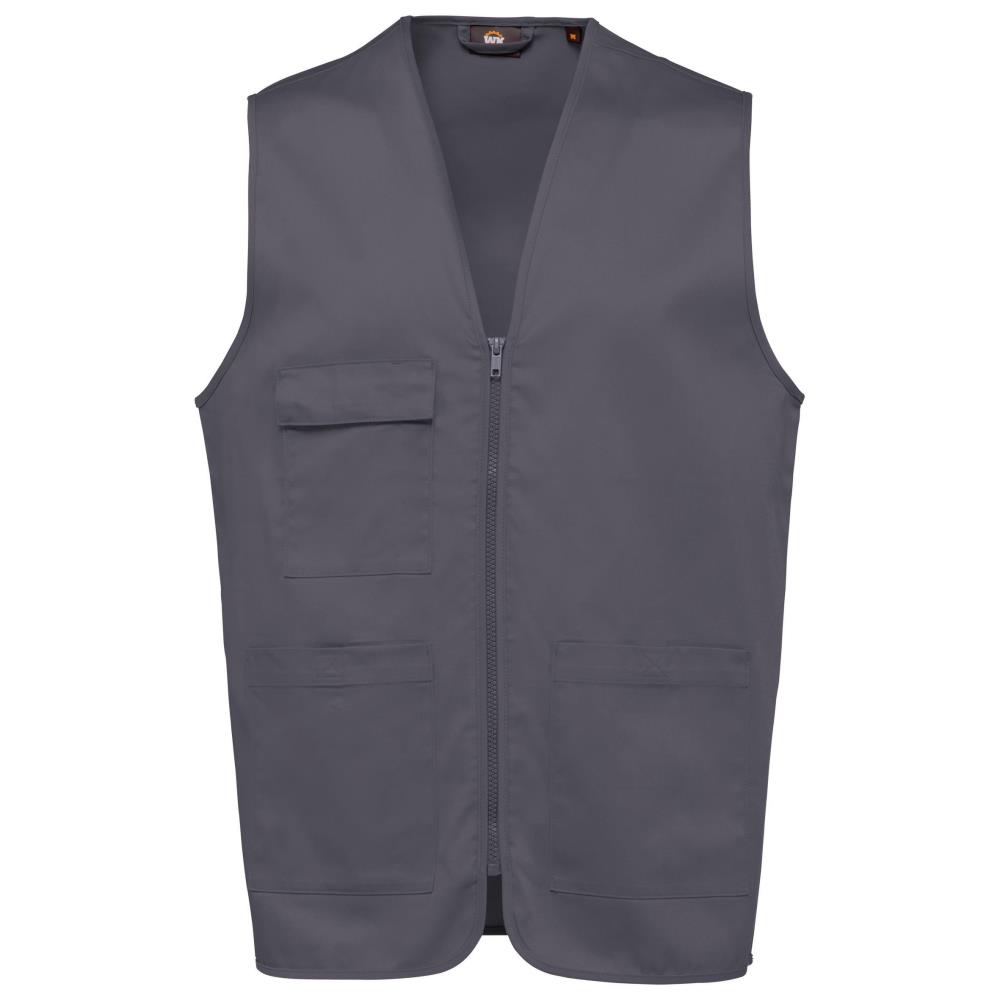 WK Designed To Work Unisex gilet in polykatoen met veel zakken bedrukken - Afbeelding 3