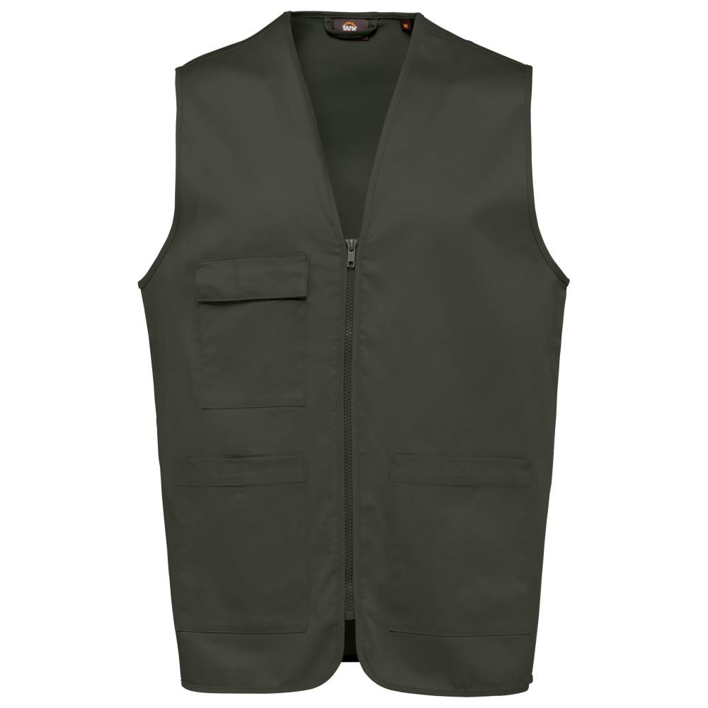 WK Designed To Work Unisex gilet in polykatoen met veel zakken bedrukken - Afbeelding 4