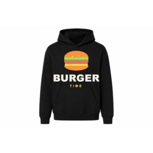 Burger Time Hoodie β grappig food-design