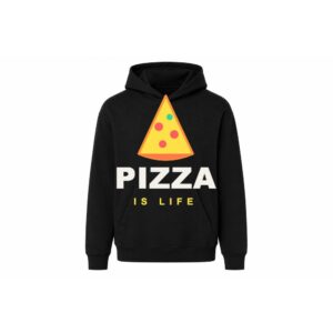 Pizza is Life Hoodie — grappig food-design